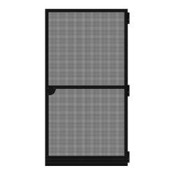 Puerta mosquitera abatible basic marron 100x210cm