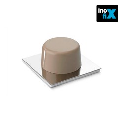 Tope adhesivo beige (blister 2 unid) inofix