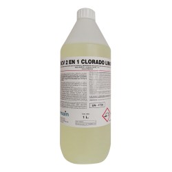 Desinfectante limpiador clorado limon scv 2 en 1 1l. klarynet
