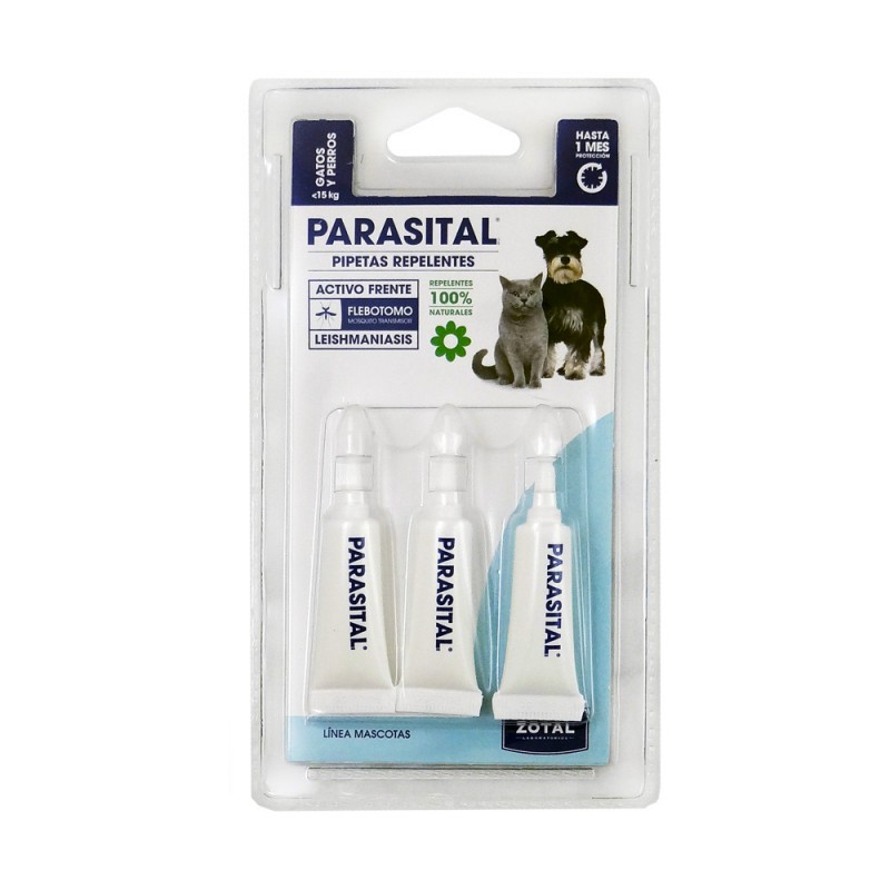 *ult.unidades* pipetas eco repelente perros peq.hasta 15kg y gatos (kit 3 uni.)