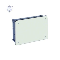 Caja rectangular 300x200x60mm con tornillos retractilado