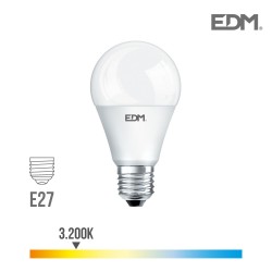 Bombilla standard led e27 10w 810 lm 3200k luz calida edm