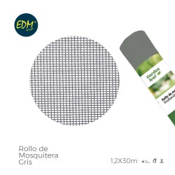 Rollo mosquitera  gris 1,20x30mts