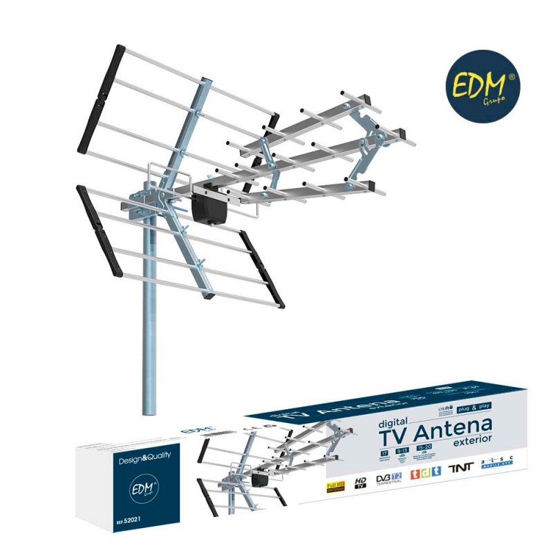 Antena uhf tv edm 470-790 mhz