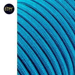 Cable cordon tubulaire 2x0,75mm c68 azul claro 5mts
