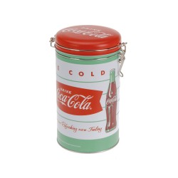 *ult.unidades* caja metalica almacenaje cafe modelo coca-cola