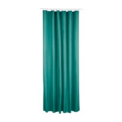 Cortina de ducha polyester color agua marina 200x180cm 