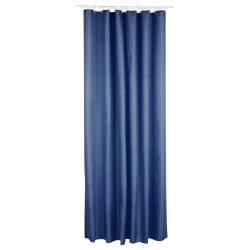 Cortina para baño polyester azul marino 180x200cm