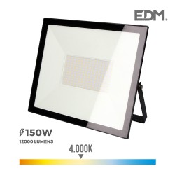 Foco proyector led  150w 4000k "black edition"  edm