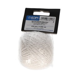 Hilo algodon embutido 100gm/240mts blanco