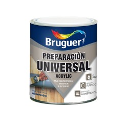 Preparacion universal acrylic blanco 0,75l bruguer
