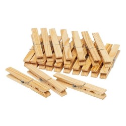 Pinzas de madera para la ropa xl 18 piezas