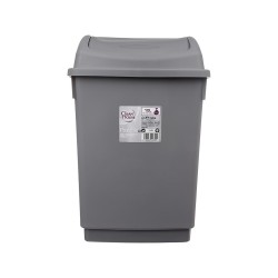 Cubo de basura 10l color gris