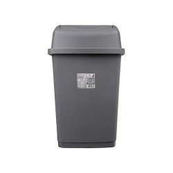 Cubo de basura 25l color gris