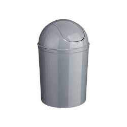 Cubo de basura color gris 7 litros 