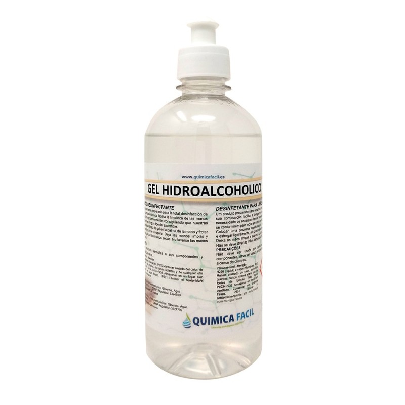 *s.of* gel hidroalcoholico 500ml quimica facil