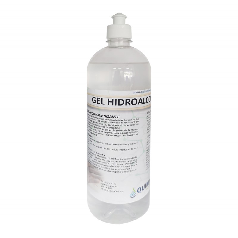 *s.of* gel hidroalcoholico 1lt quimica facil 70% alcohol