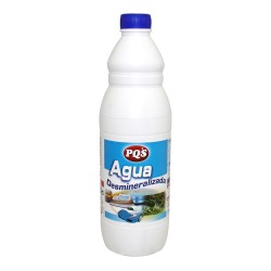 Agua desmineralizada /  destilada  botella 1l pqs
