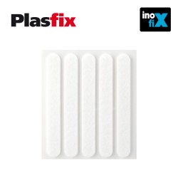 Pack 5 fieltros blanco sinteticos adhesivos 95x12mm plasfix inofix