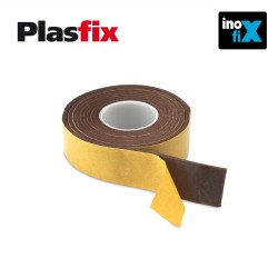 Pack 1 fieltro marron sintetico adhesivo 25x1500mm plasfix inofix