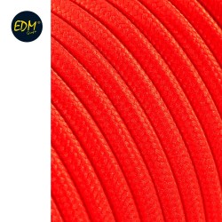 *ult. unidades* cable cordon tubulaire  2x0,75mm naranja fluor 25mts euro/mts