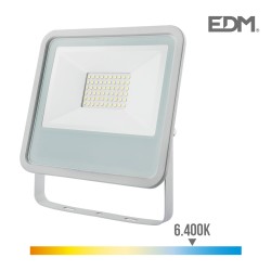 Foco proyector led 50w 3500 lm 6400k luz fria edm