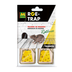 Raticida roe-trap madera para ratones